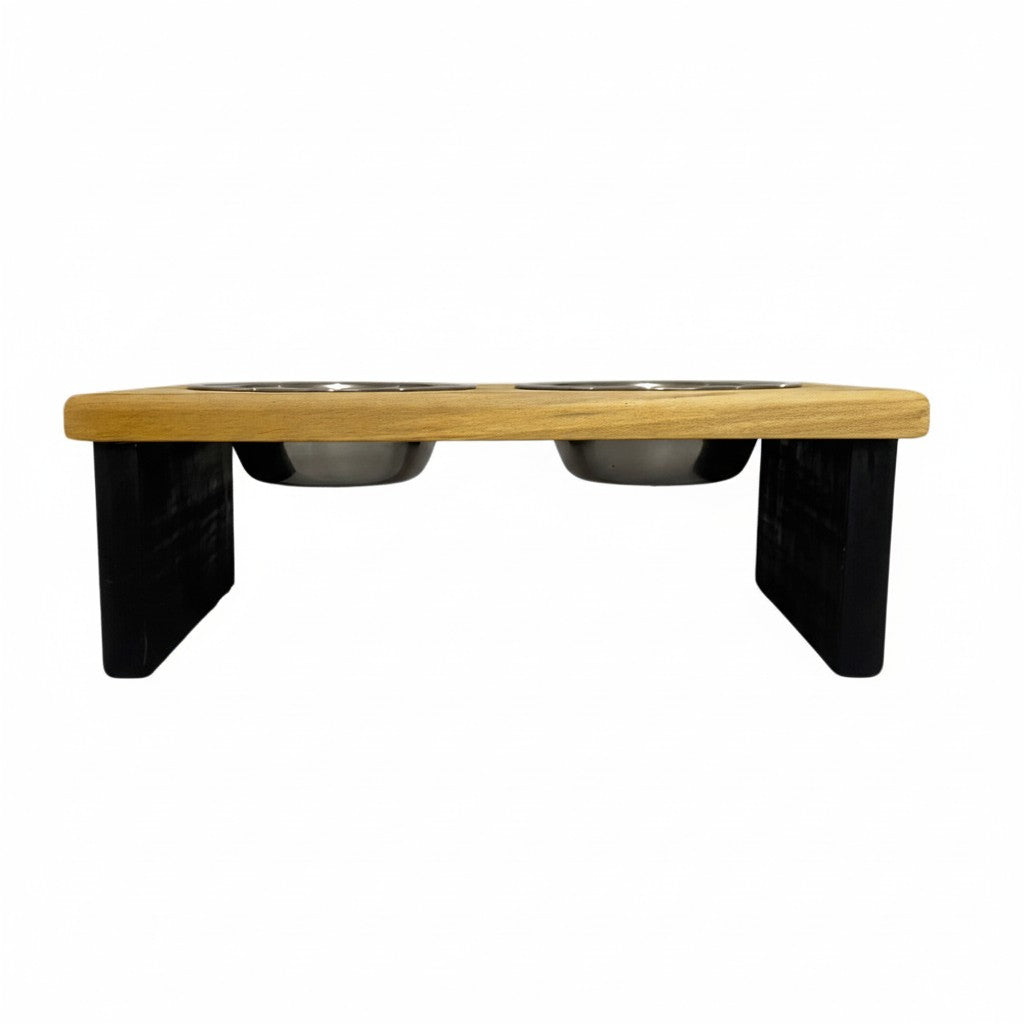 Comedouro Elevado Pet Madeira Ergonômico Drop