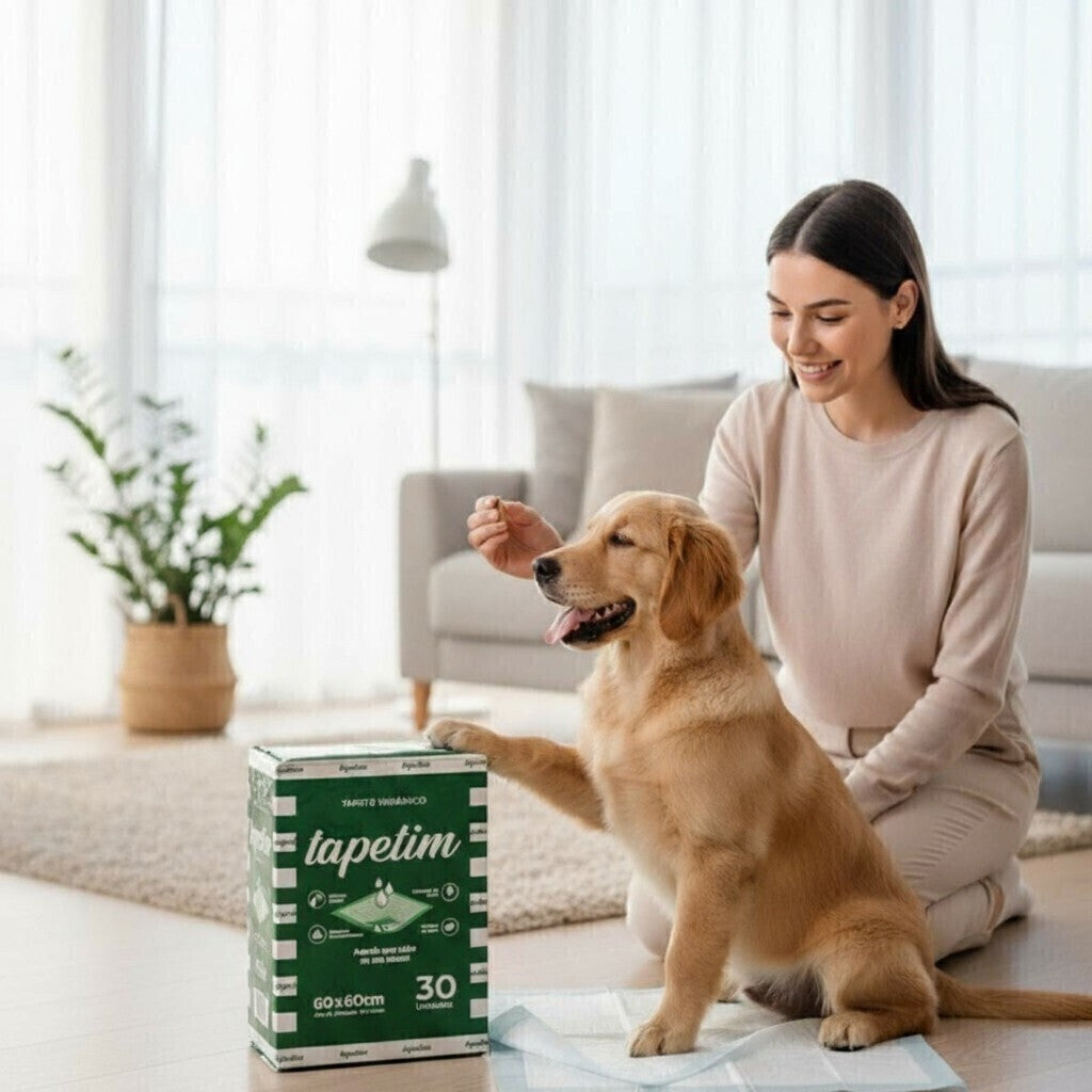 Tapete Higiênico para Cachorro Economico 60x60cm c/30un Drop