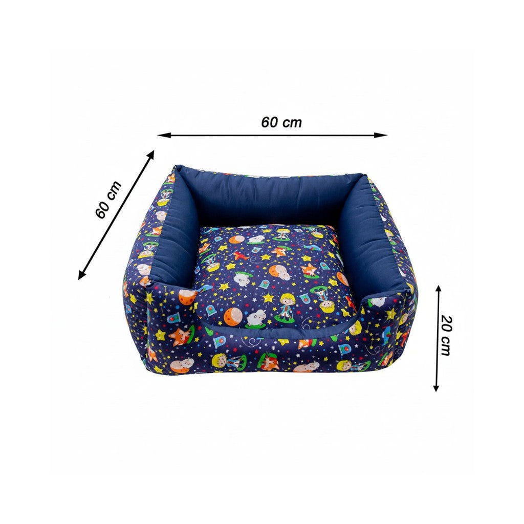 Cama Para Cachorro Quadrada conforto Principe Drop