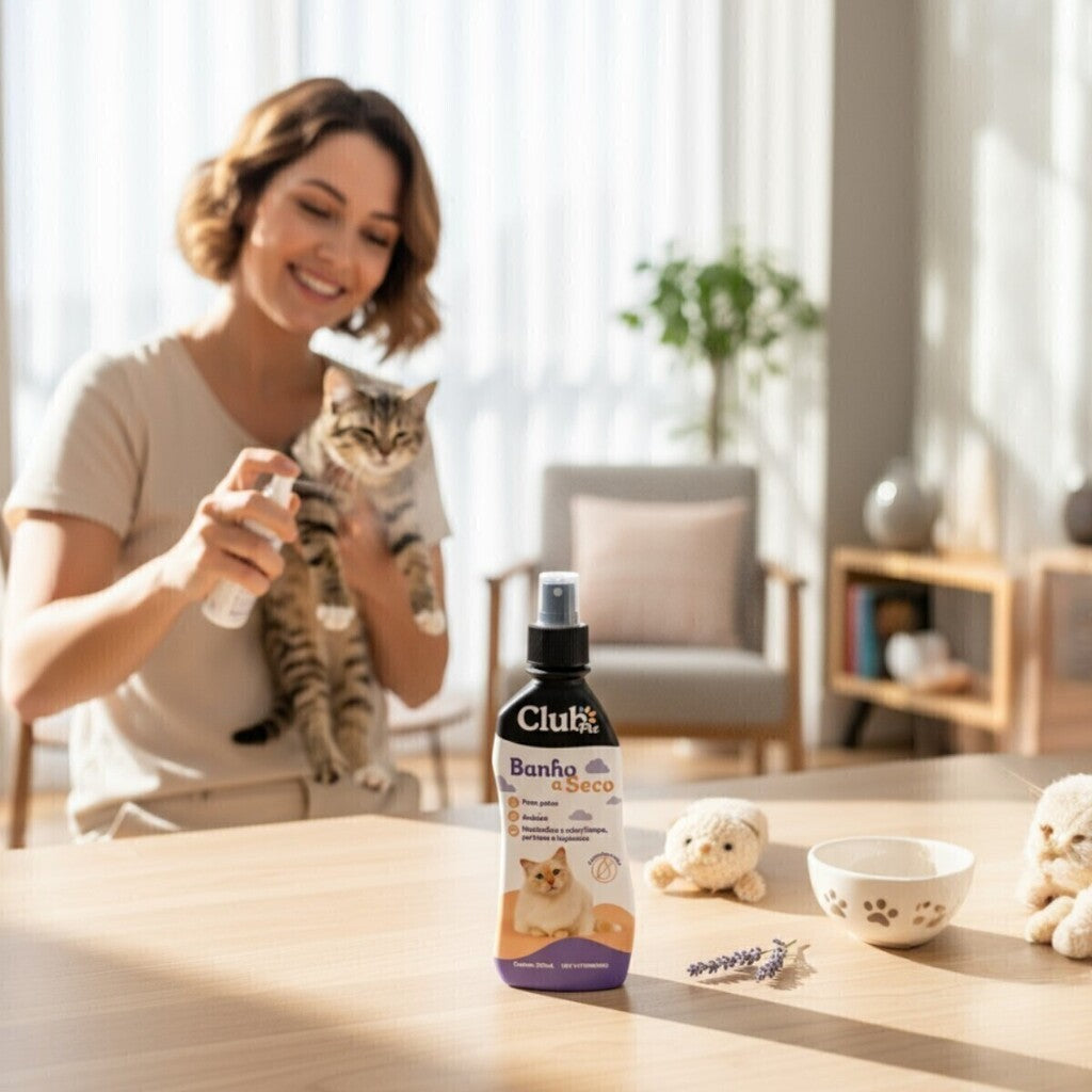 Banho a Seco Para Gatos Neutraliza Odores 300ml Drop