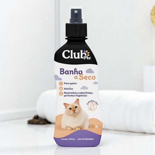 Banho a Seco Para Gatos Neutraliza Odores 300ml Drop