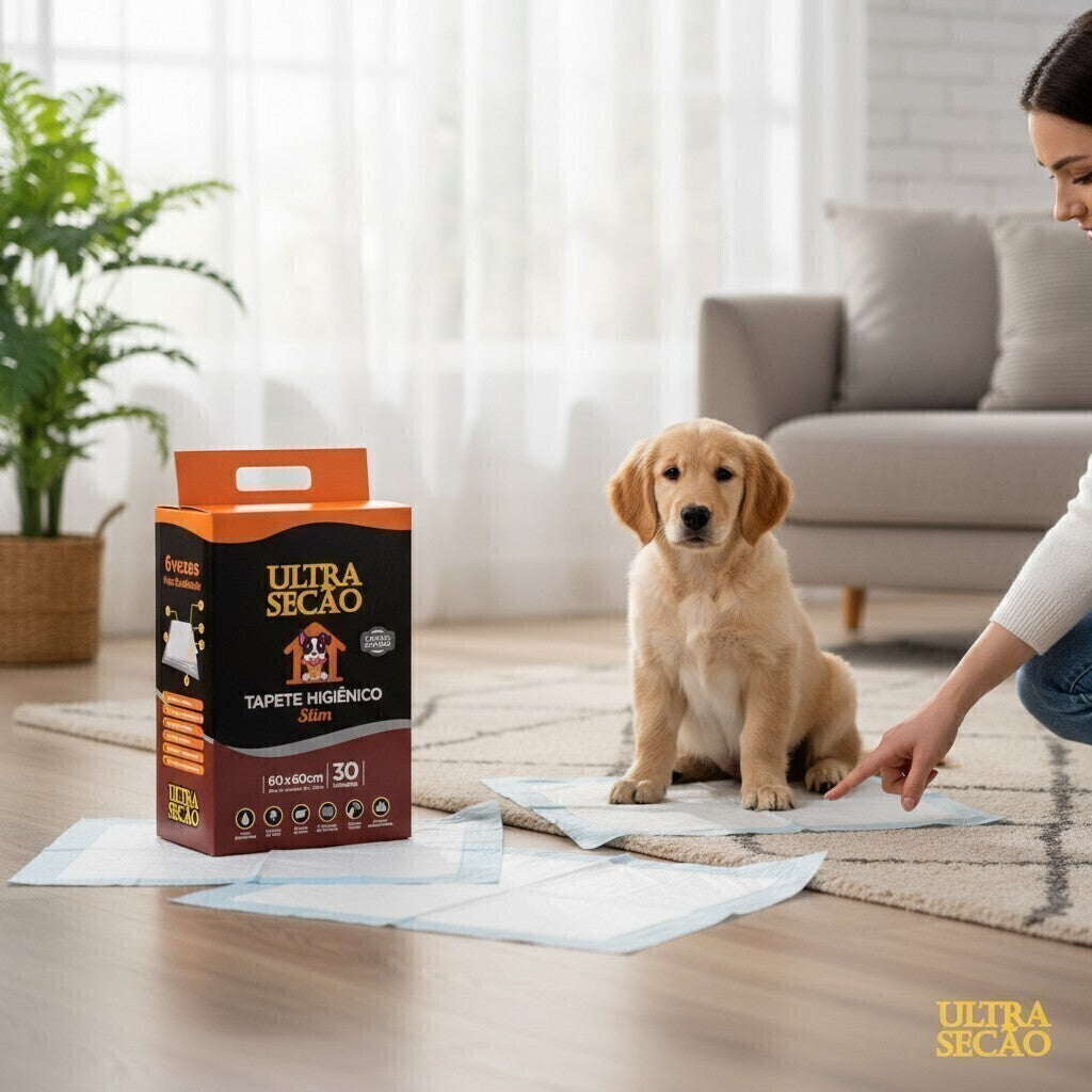 Tapete Higiênico Cachorro Carvão Ativado 60x60cm c/30un Drop