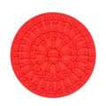 Comedouro Interativo de Silicone - Vermelho