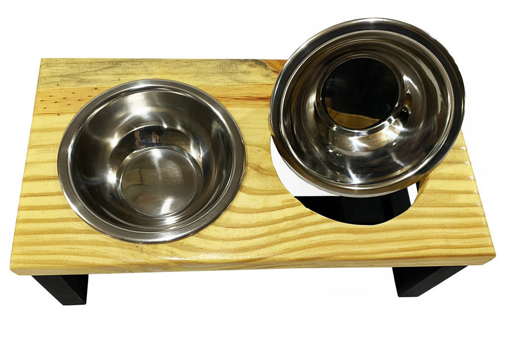 Comedouro Pet Ergonomico Madeira Drop