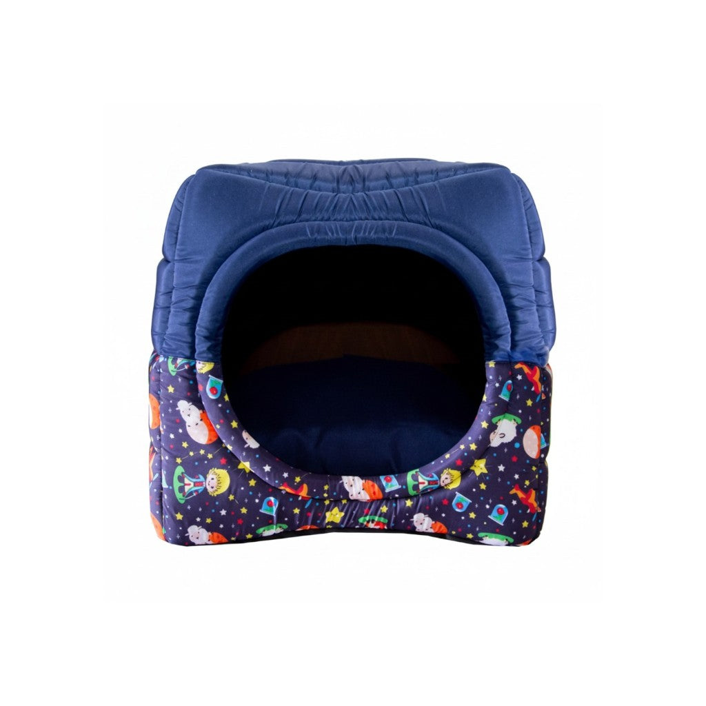 Toca Iglu Pet confortavel Caes e Gatos Marinho principe Drop