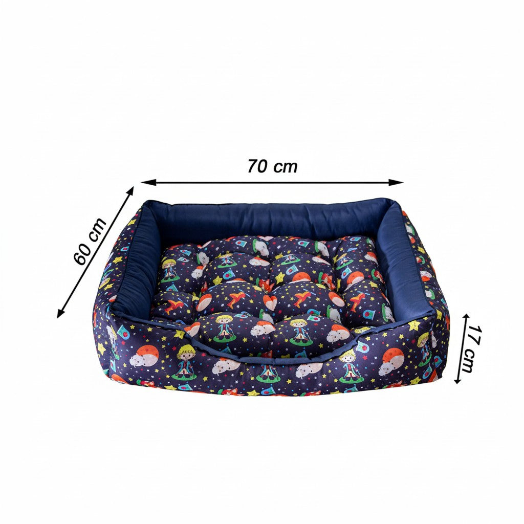 Cama Para Cachorro retangular Pet Pequeno Principe Drop