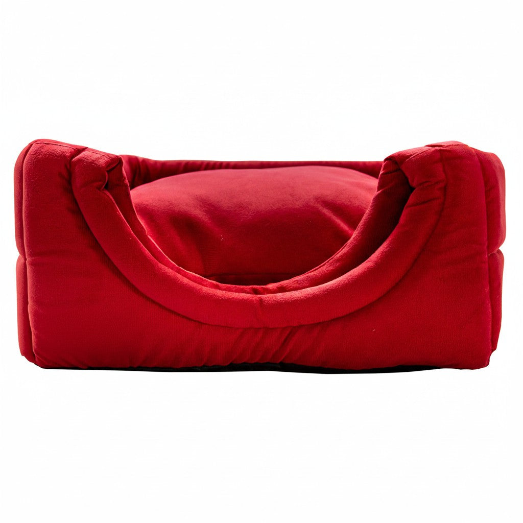 Toca Iglu Pet confortavel Caes Gatos Vermelho Drop
