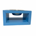 Comedouro Duplo Pet Madeira tigela Inox Drop