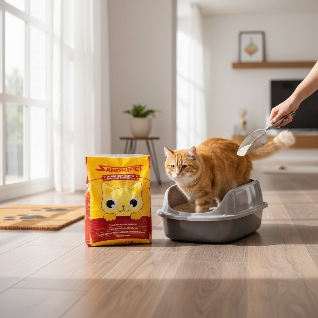 Areia Higiênica Gato 4kg Controle Odor Drop