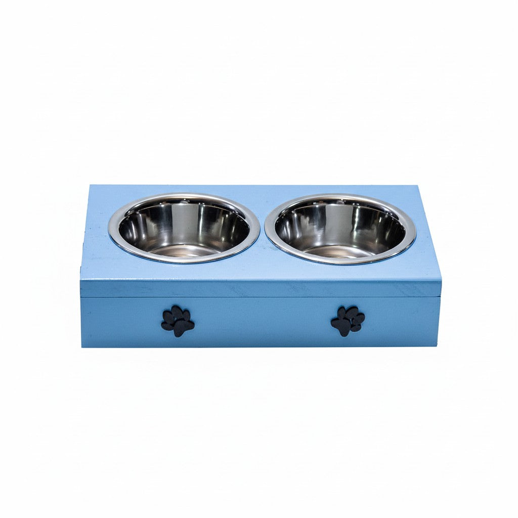Comedouro Pet Elevado Madeira Drop