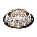 Comedouro Inox Decorado Anti-Derrapante - 350ml