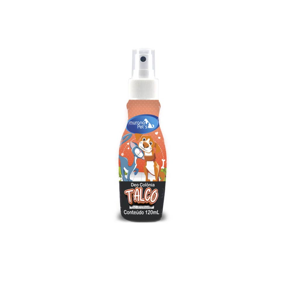 Colônia Fragrância Talco para Cães e Gatos - 120ml