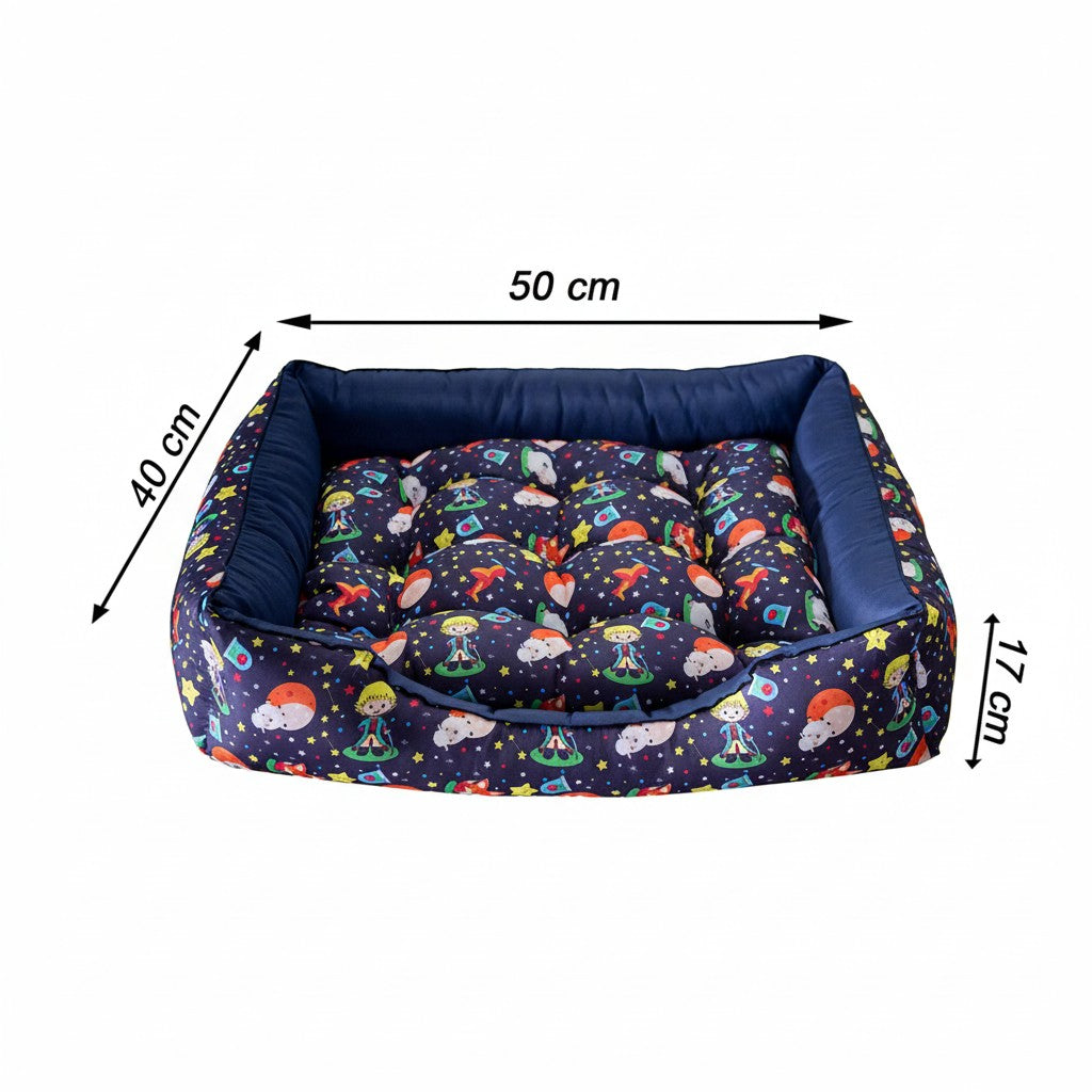 Cama Para Cachorro retangular Pet Pequeno Principe Drop