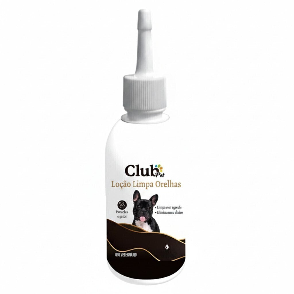Limpador de Ouvido e Orelhas para Cães e Gatos 100ml Drop