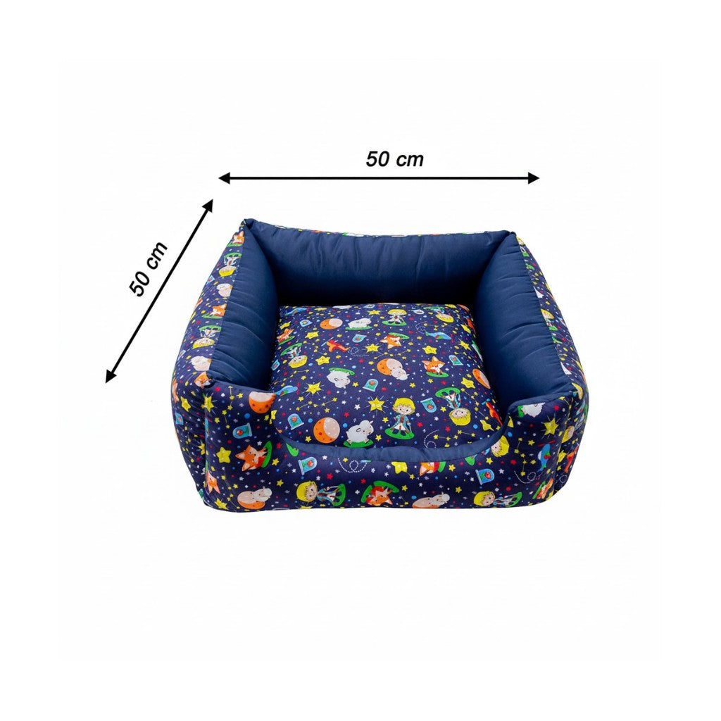 Cama Para Cachorro Quadrada conforto Principe Drop